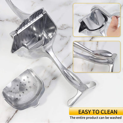 small size Manual Fruit Juicer Alloy Fruit Press, Lemon Squeezer Home and Multipurpose Usage
