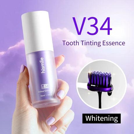 Hismile V34 Purple Whitening Toothpaste Remove Stains