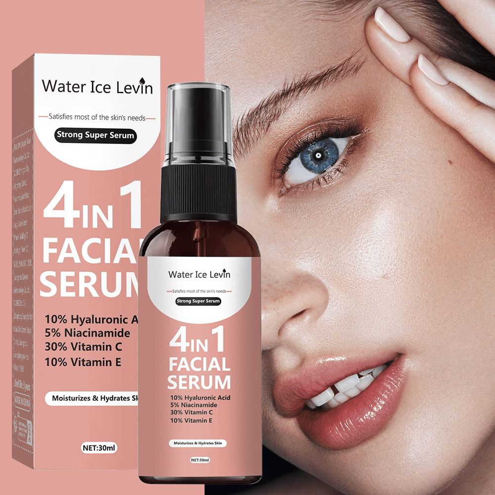 Water Ice Levin 4 in 1 Facial Serum 30ml Hyaluronic Acid Niacinamide Vitamin C and Vitamin E